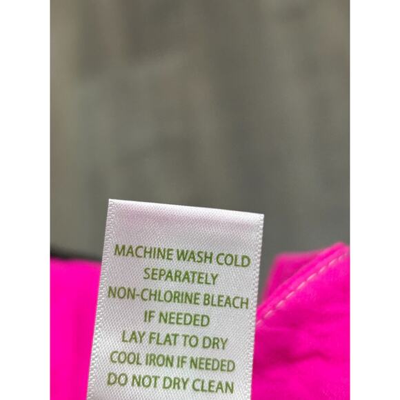 Lilly Pulitzer Women's Pink Slash Pocket Textured Adie Chino Shorts Size 00 - Picture 7 of 9